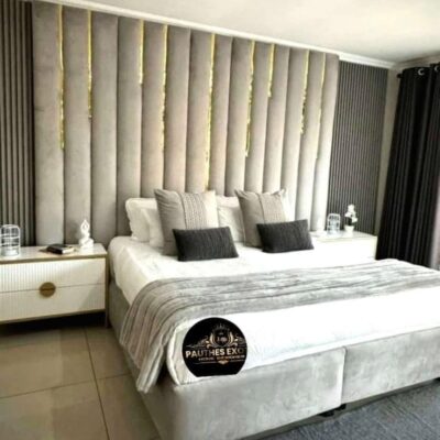 Straight Panel Extra Height Set - Headboard & Base